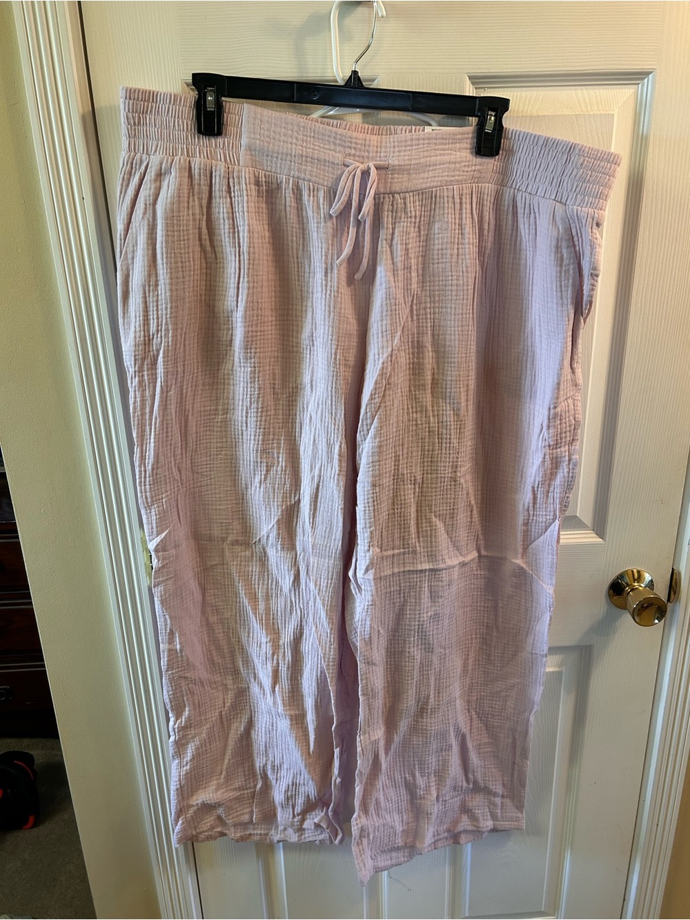 JM Collection Pale Lavender Elastic-Waist Lounge Pants